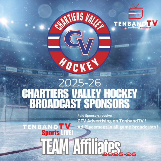 Broadcast Sponsorship - Chartiers Valley - 2025-26 Fall Hockey - Western PA