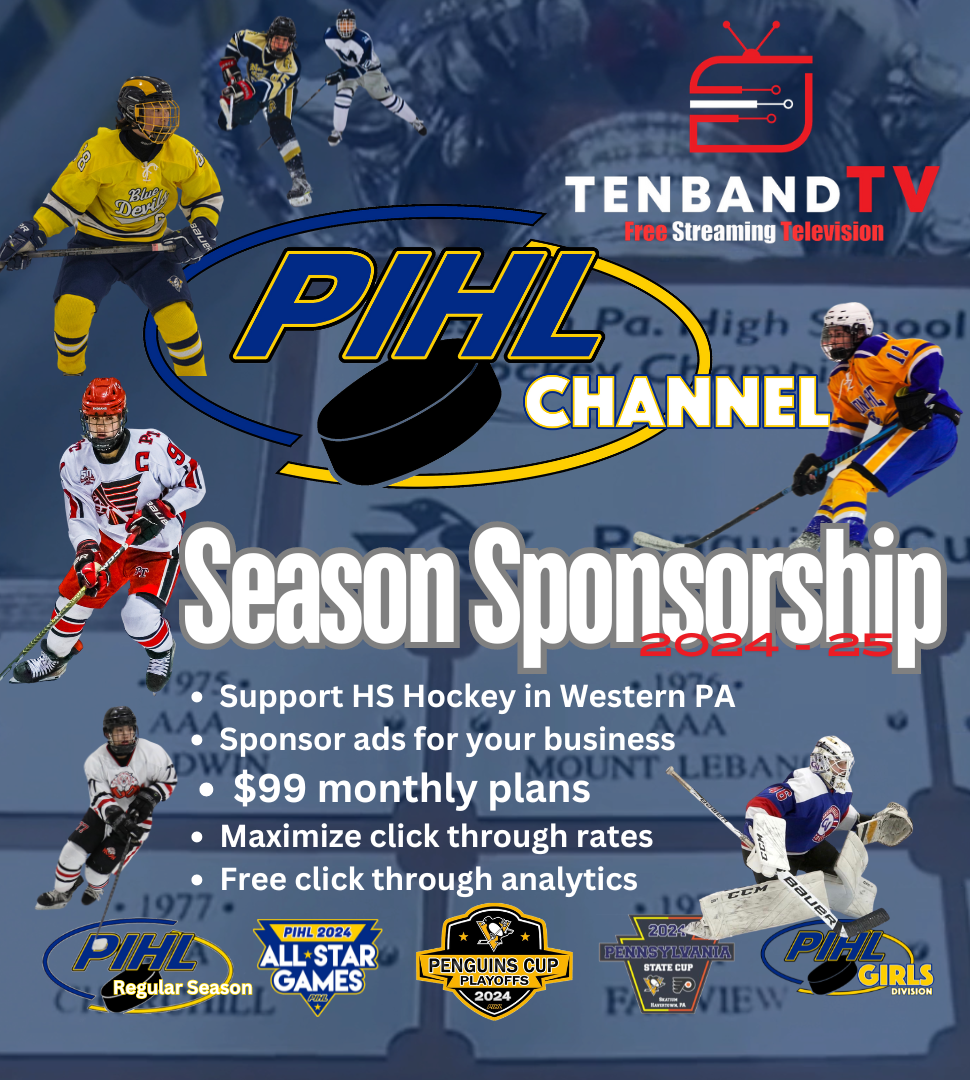 PIHL Season Sponsorship - 2024-25 Season on PIHL Channel