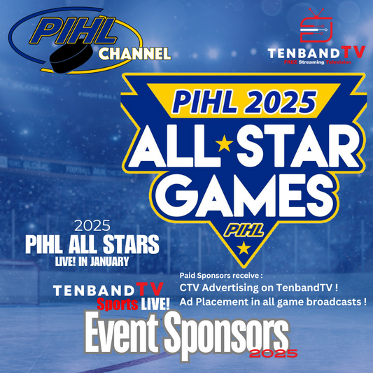 PIHL 2025 All Stars - Event Broadcast Sponsorship - TenbandTV Sports 2025