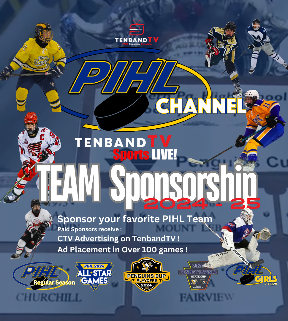 PIHL TEAM Broadcast Sponsorship - PIHL Channel - 2024-25