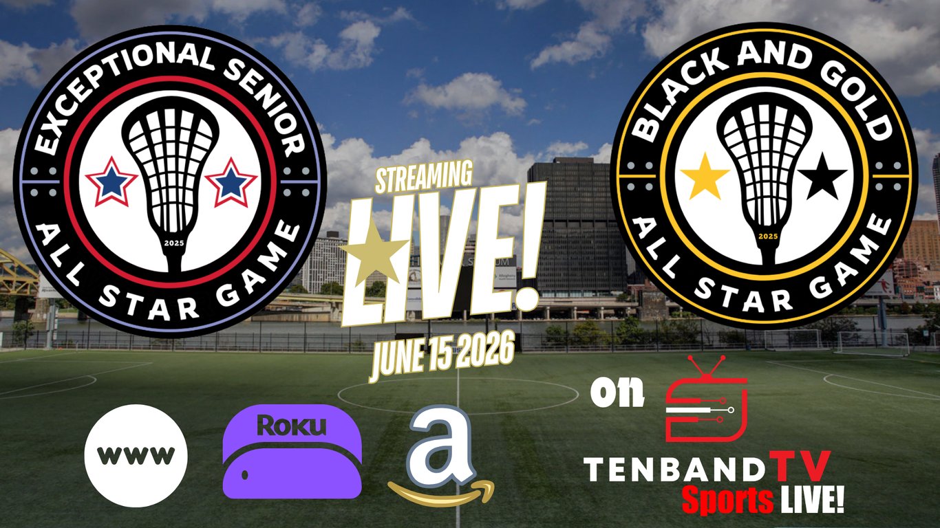 Broadcast QR Sponsorship - 2026 Ultimate LAX - Black and Gold / Exceptional Seniors All Stars